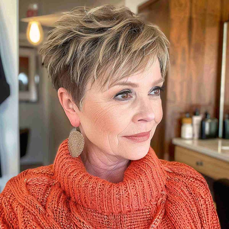 Sexy Mature Short Hair