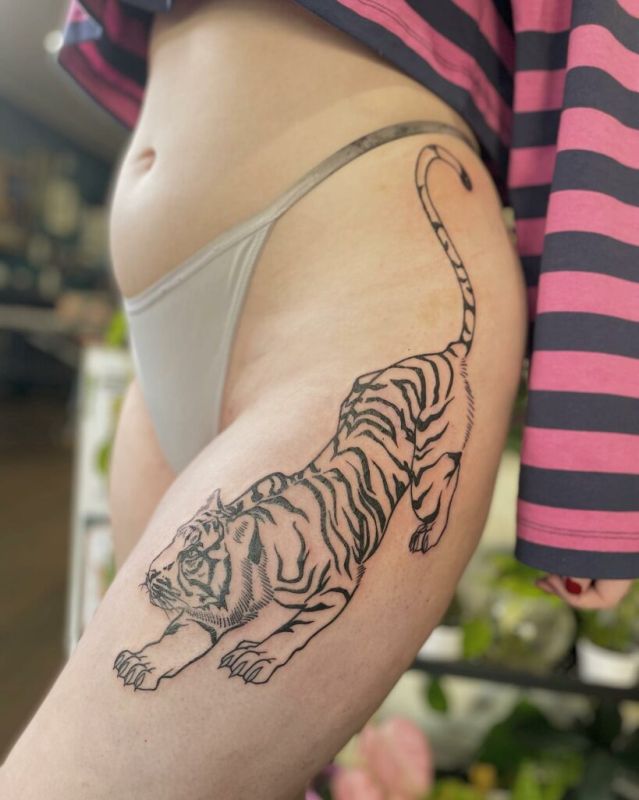 Melissa Tiger Tattoo