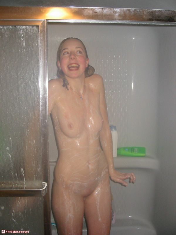 sexy nude woman shower