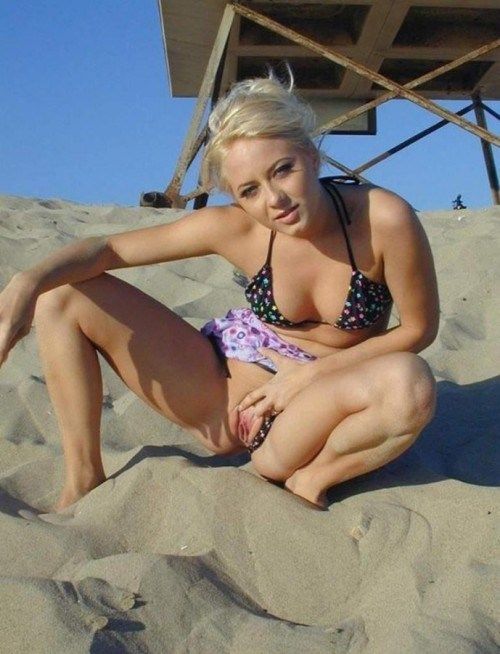 pov topless beach