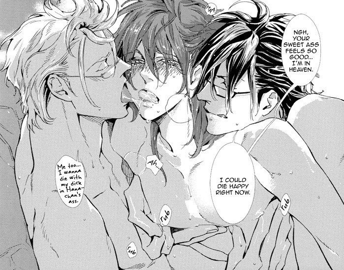 naked anime lesbian threesome