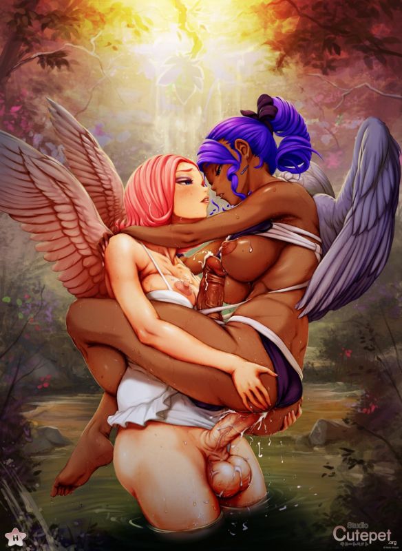 lesbian femdom fantasy art