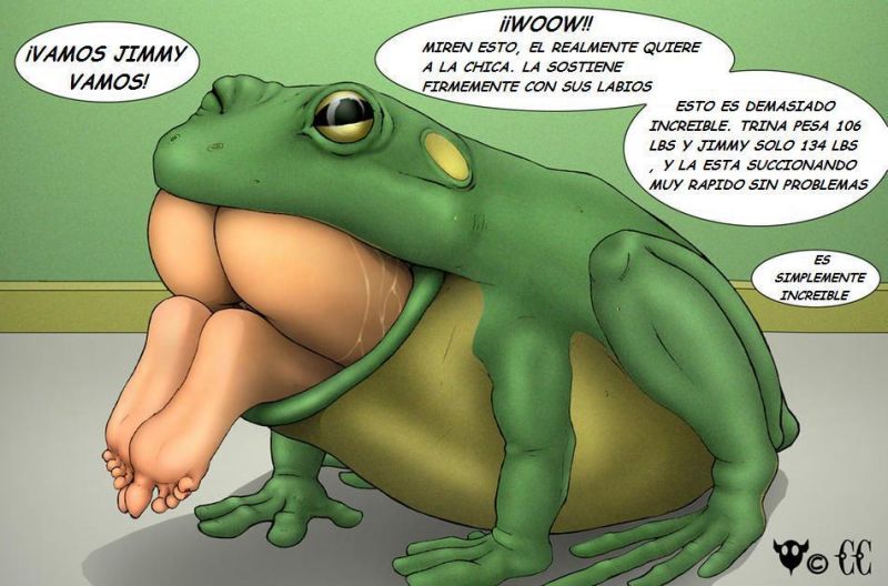 frog kissing