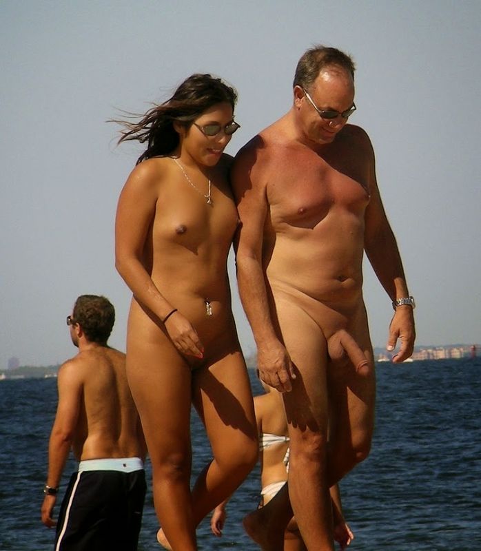 erection at nude beach porn