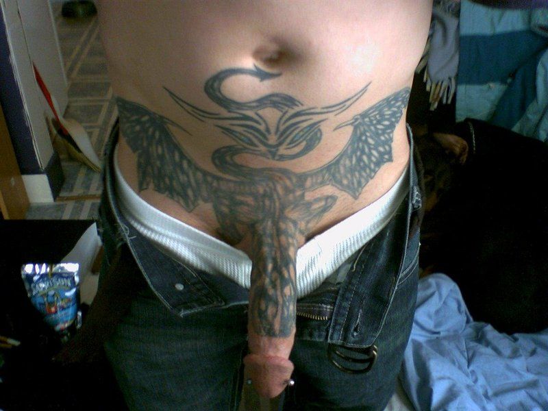 dragon back tattoo