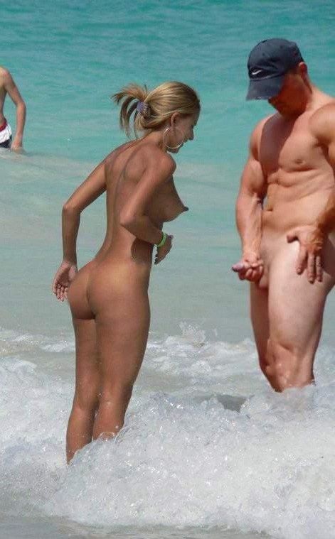 female nude beach cum