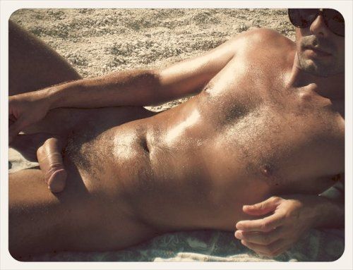 kissing with erection nude beach