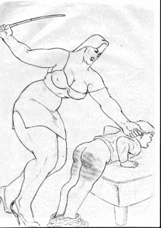 femdom spanking men art