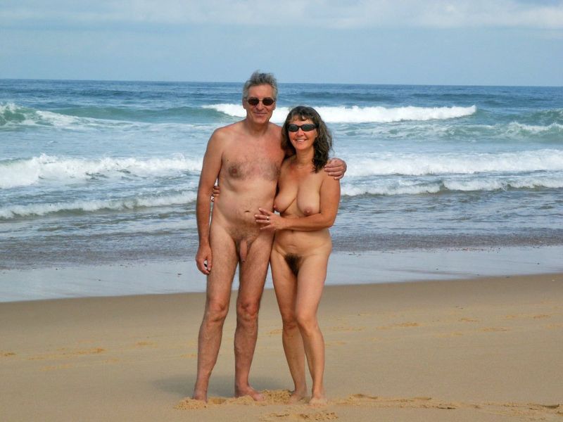 hairy nude naked couples on beach