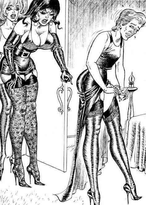 mistress tease stockings