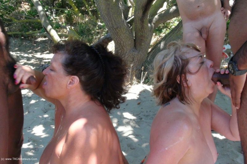 beach group sex cum