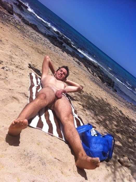 hot guy nude beach erections