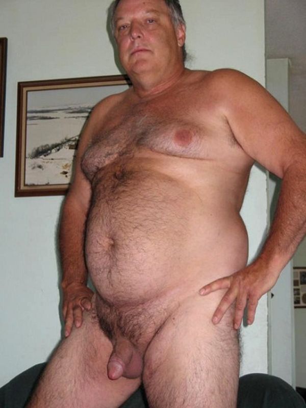 hairy nude man