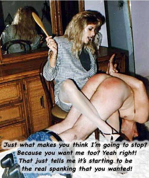 naughty spanking her ass