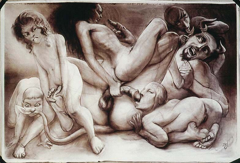 nude erotic art bondage