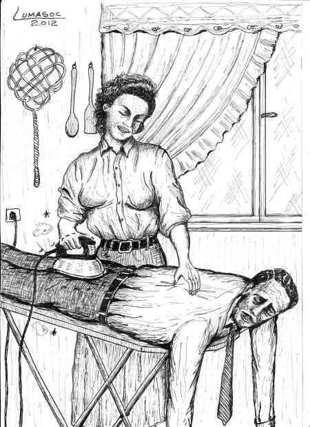Victorian Femdom Spanking - Femdom Punishment Drawings - Sexdicted