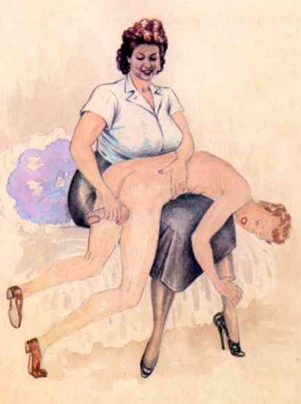 dildo femdom spanking