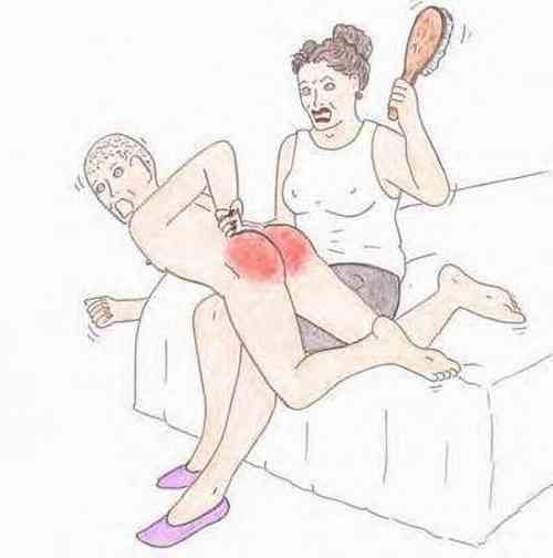 femdom spanking art