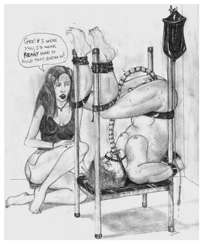 femdom male bondage comics