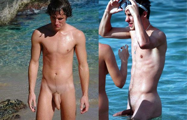 man with big cock at nude beach