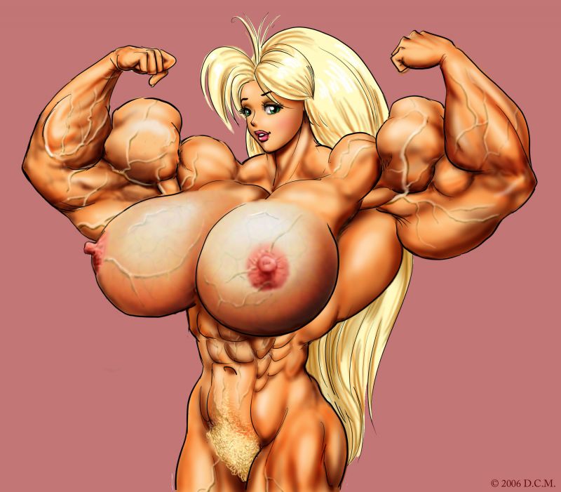 naked female muscle gif