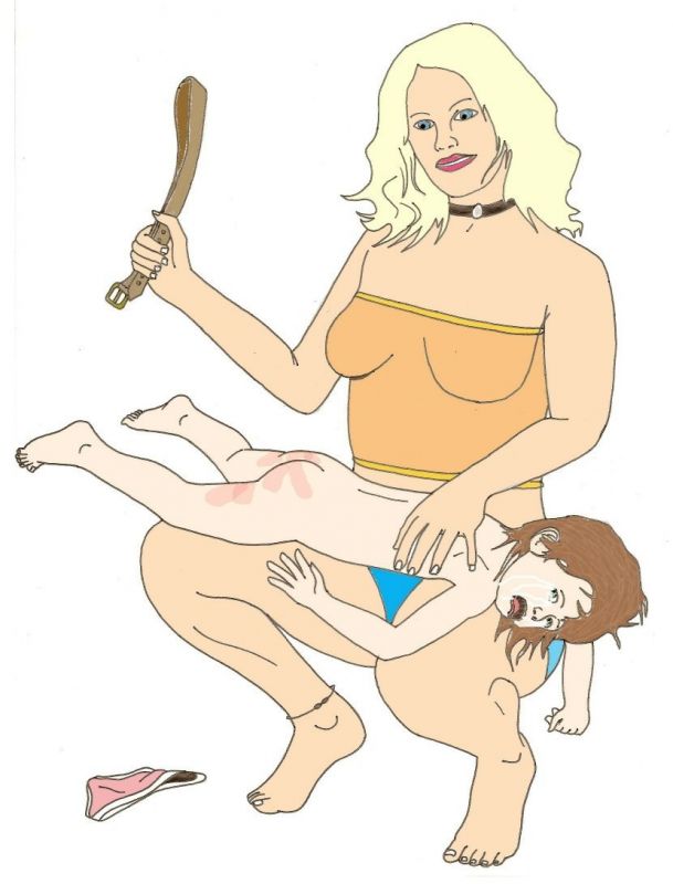 mature spanking art