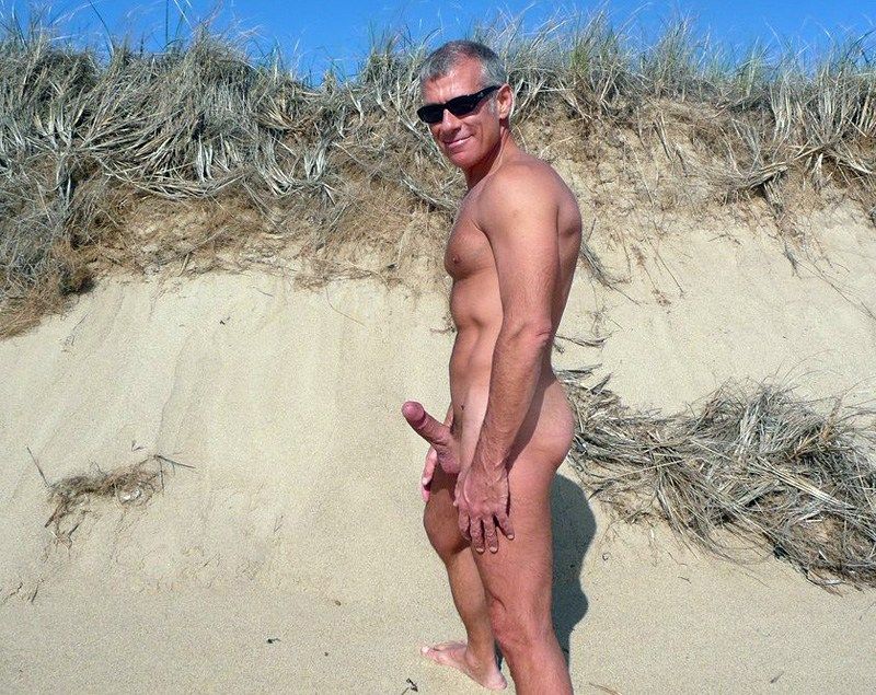 nud woman on beach
