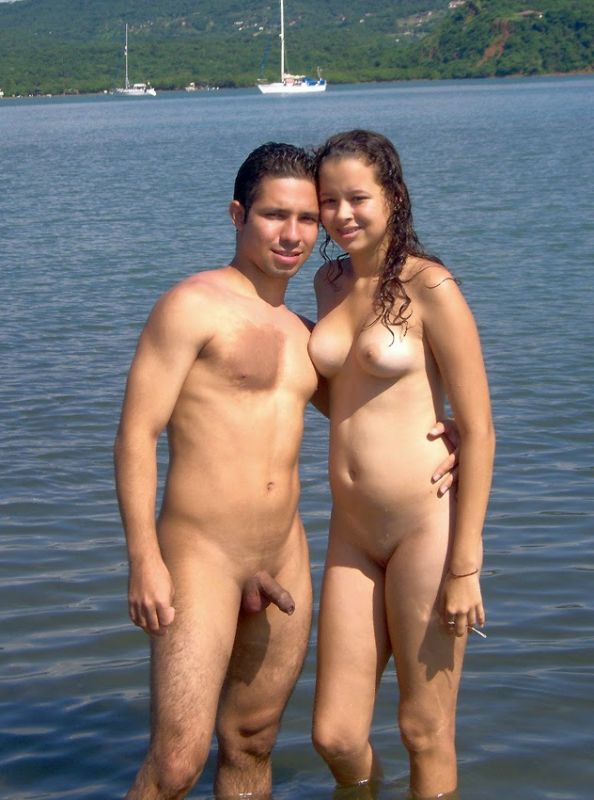 vintage couple with erection nude beach