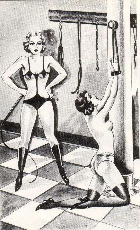 vintage femdom bondage comics