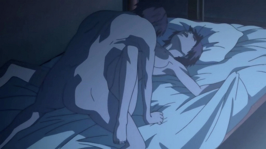 men naked in bed