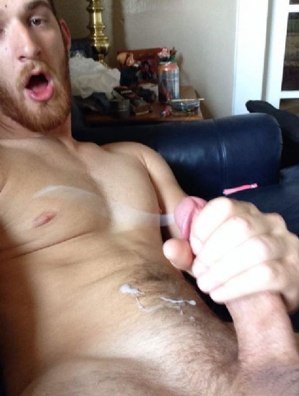 sexy men jerking off solo gif