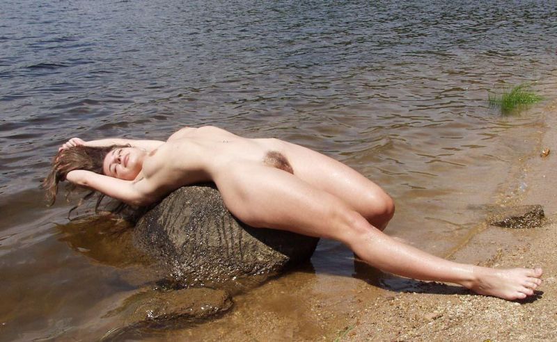 nude beach hairy creampie
