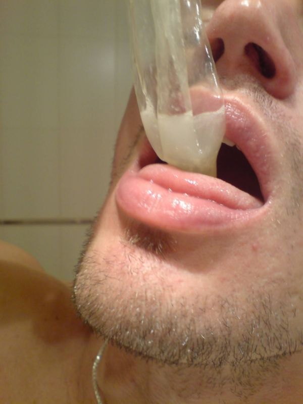 women mouth full of cum