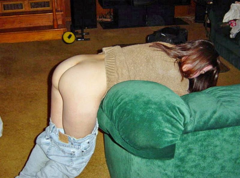 Bent Over Ass Spanked Hard - Bent Over Couch Spanking - Sexdicted