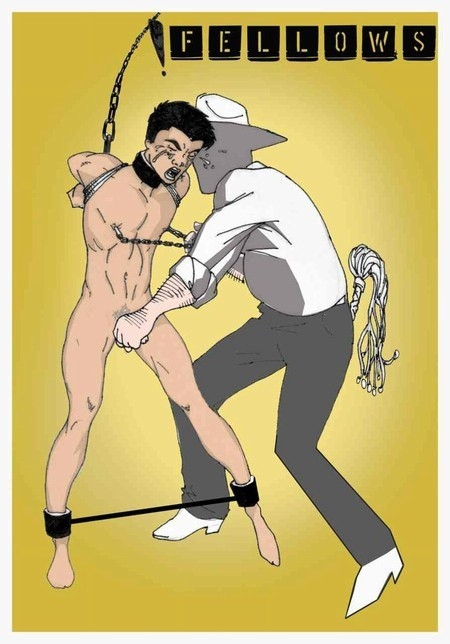 gay spanking art