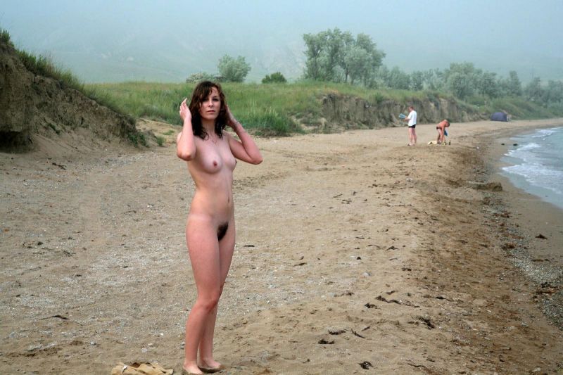 nude beach hairy women legs spread