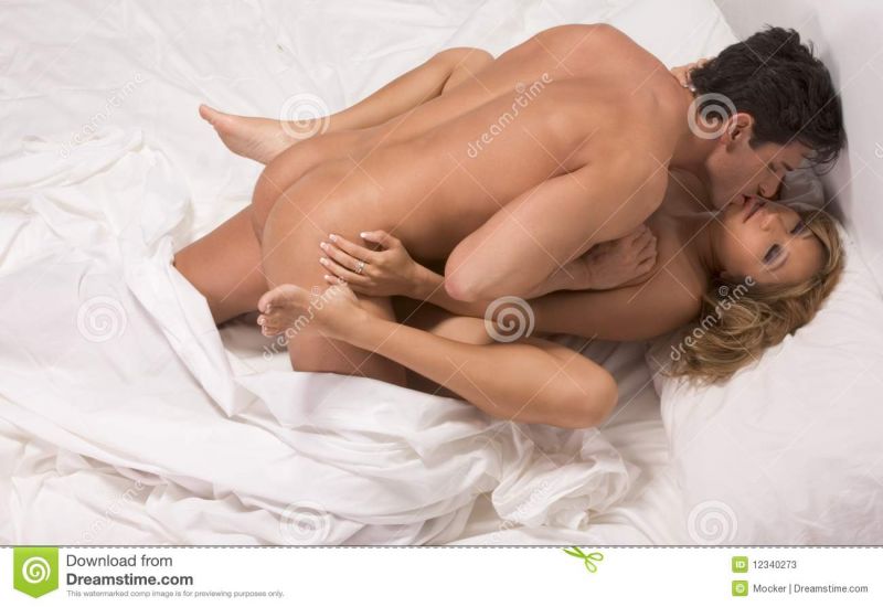 sensual couple sex on bed
