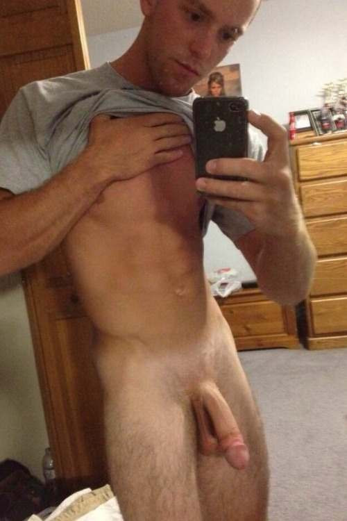 naked big dick selfie
