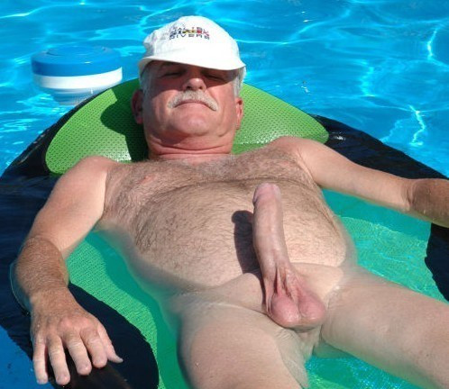 hot naked mature men with erections