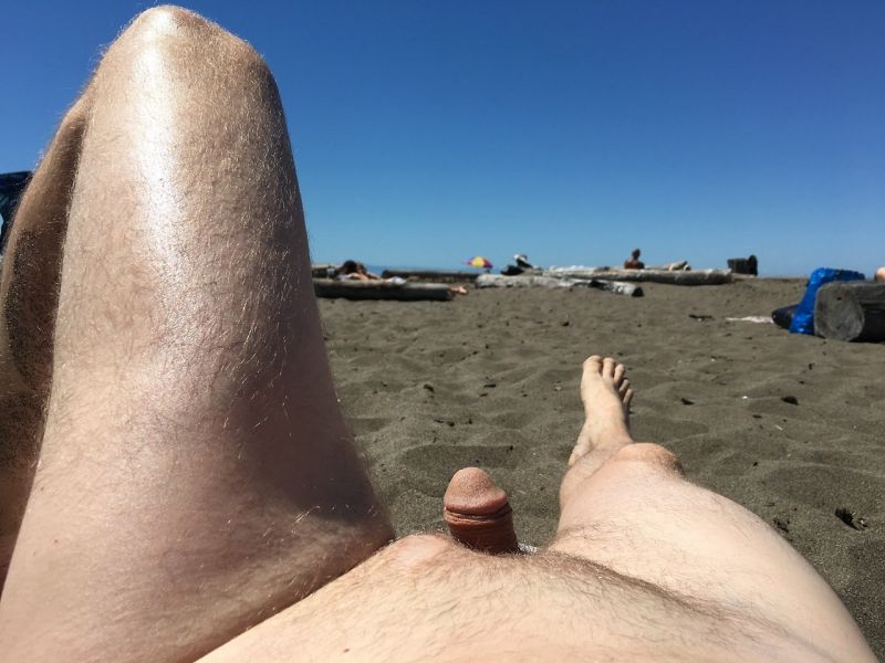 penis cumming on nude beach gif