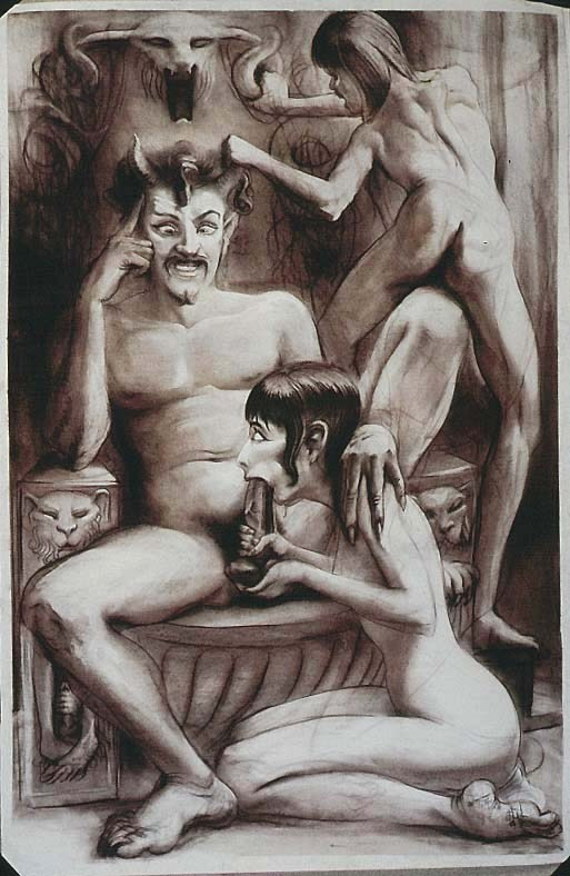 vintage erotic art orgy