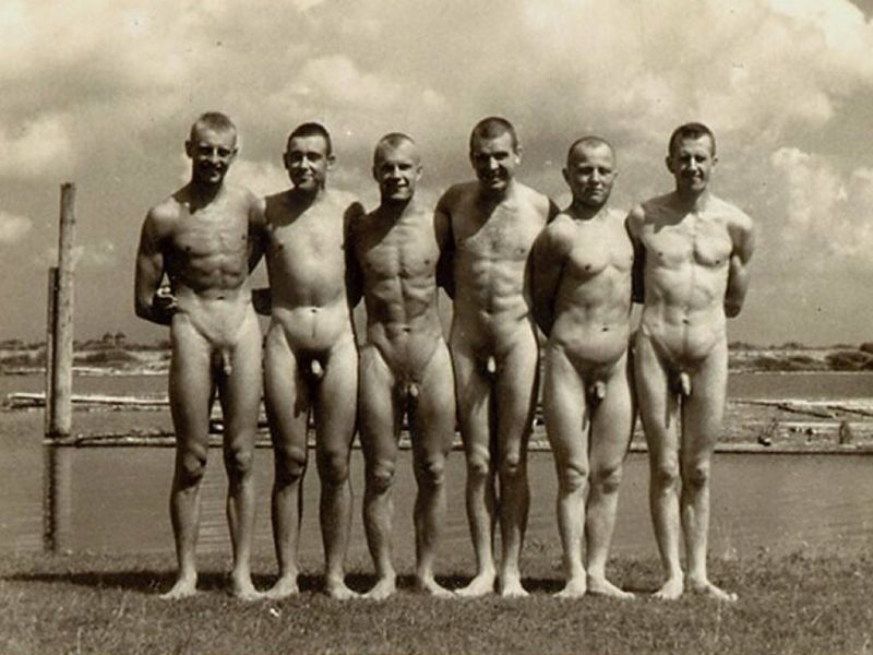 vintage hairy naked male