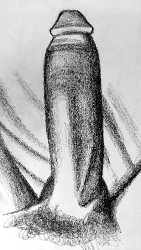 Huge Shemale Penis Pencil Drawings - Big Cock Drawings - Sexdicted