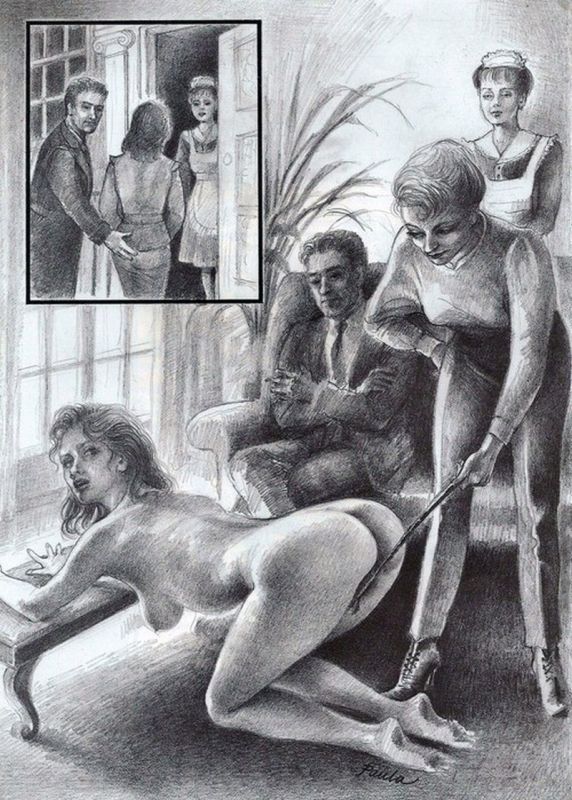 sexual spanking art