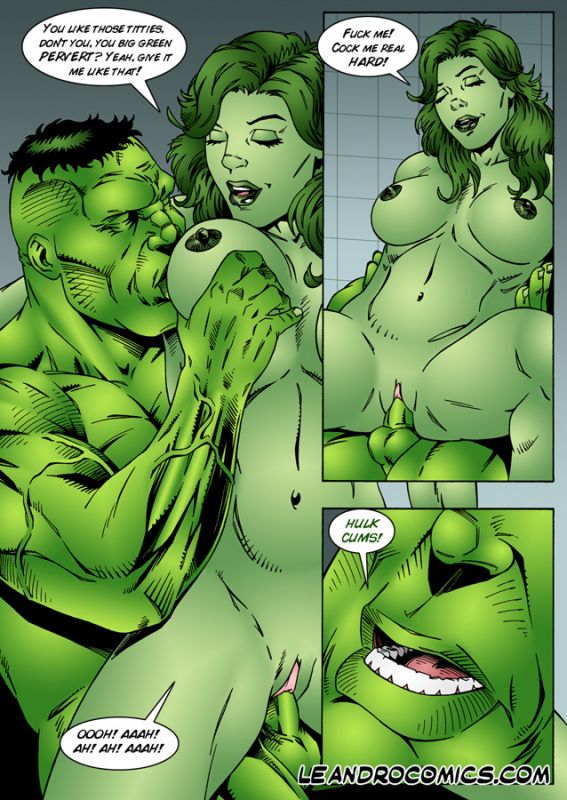 muscular she hulk and hulk