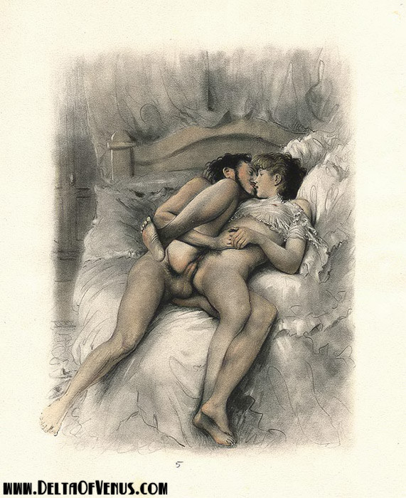 vintage erotic art cum