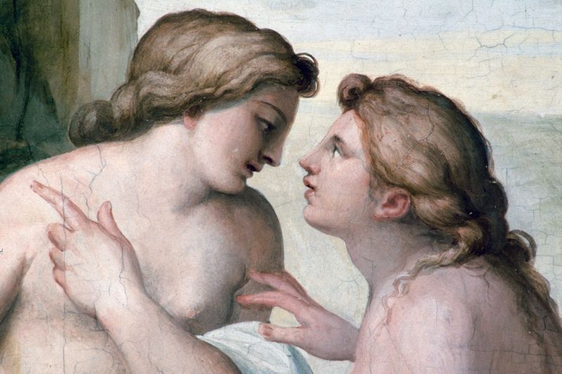 lesbian sex kissing boobs