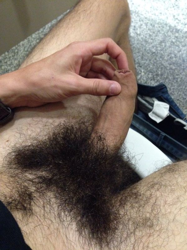 hairy uncut masturbating
