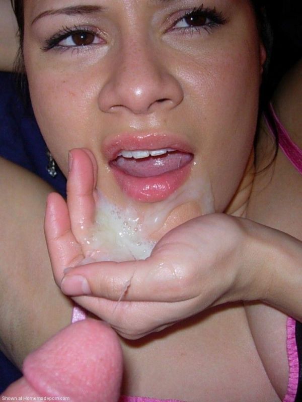 mouth full of cum kiss