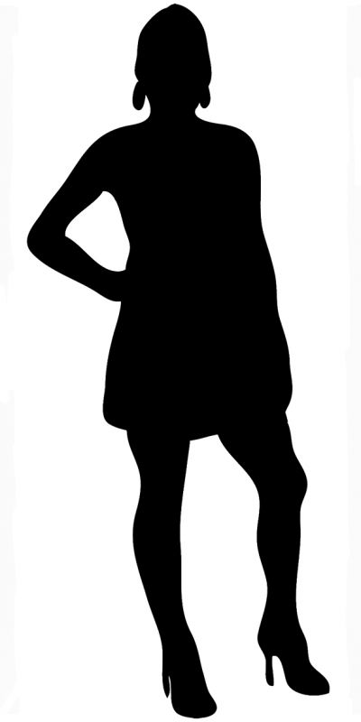 lady face silhouette